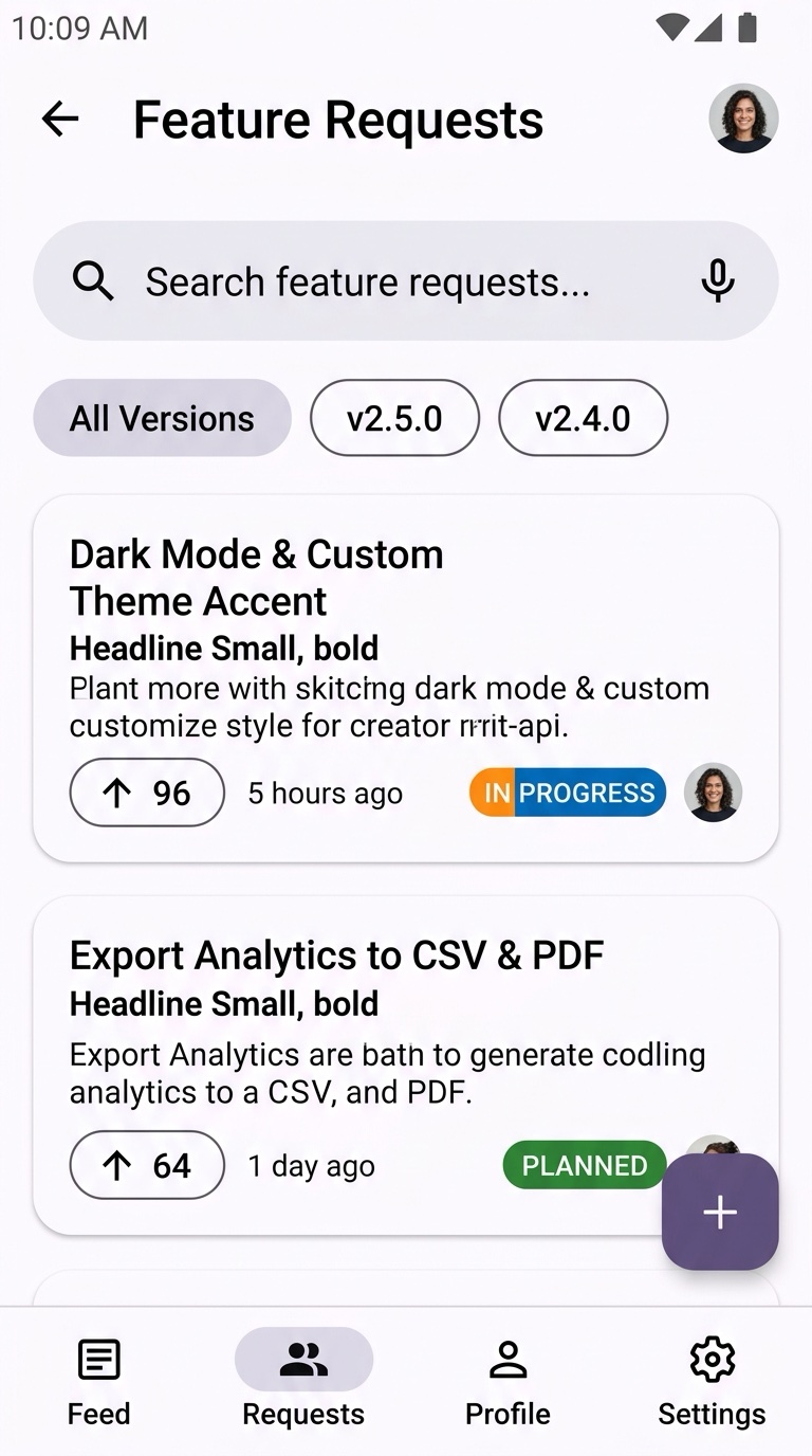 Feature Requests