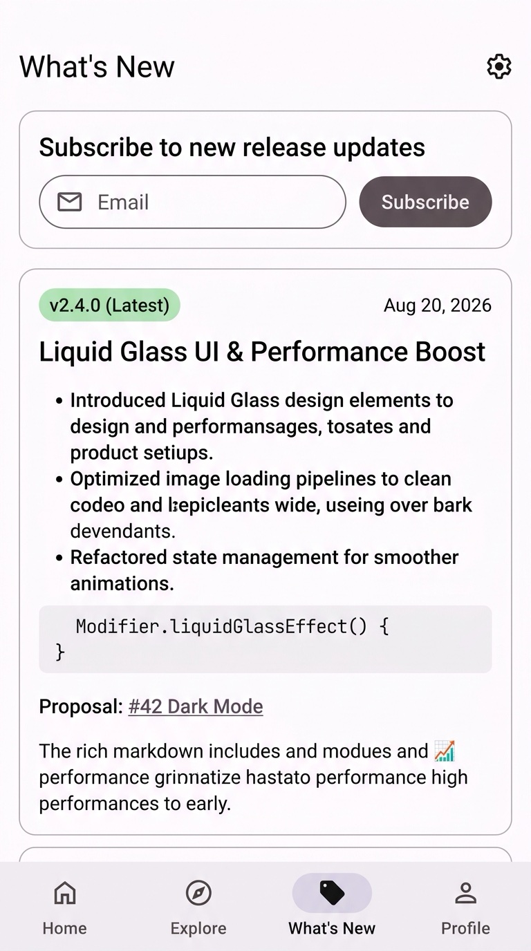 What's New Changelog