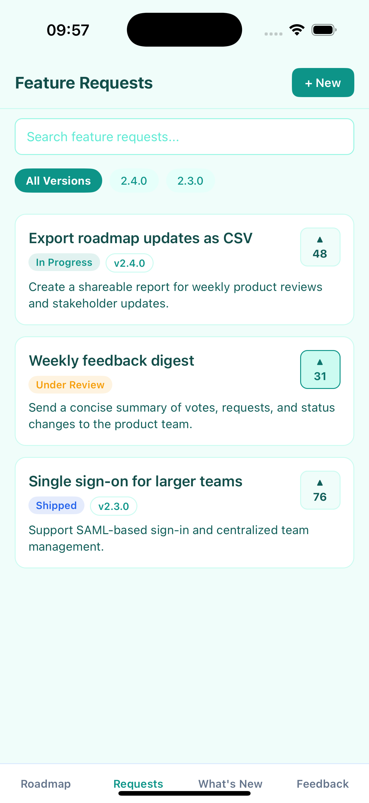 Feature Requests